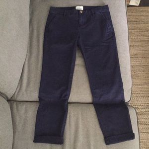 New without tags, Caslon rolled hem navy chinos